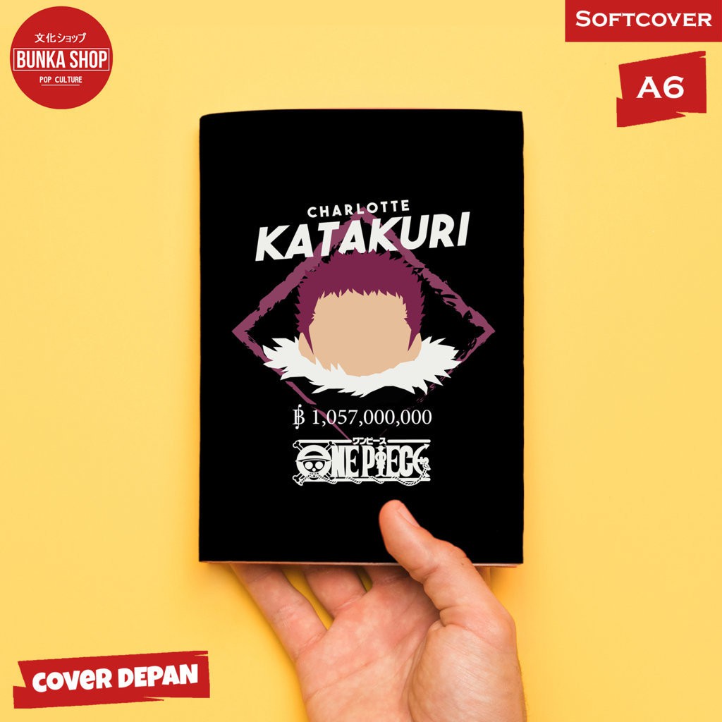 

Pocket Note Anime One Piece Charlotter Katakuri Softcover A6 Buku Tulis Catatan Murah