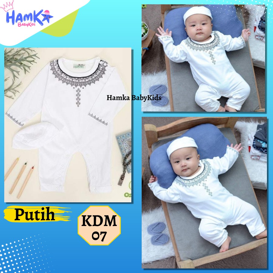 Baju Koko Aqiqah Bayi Laki Laki 0 6 Bulan New Born Newborn Ozuka Setelan Stelan Jumper koko bayi