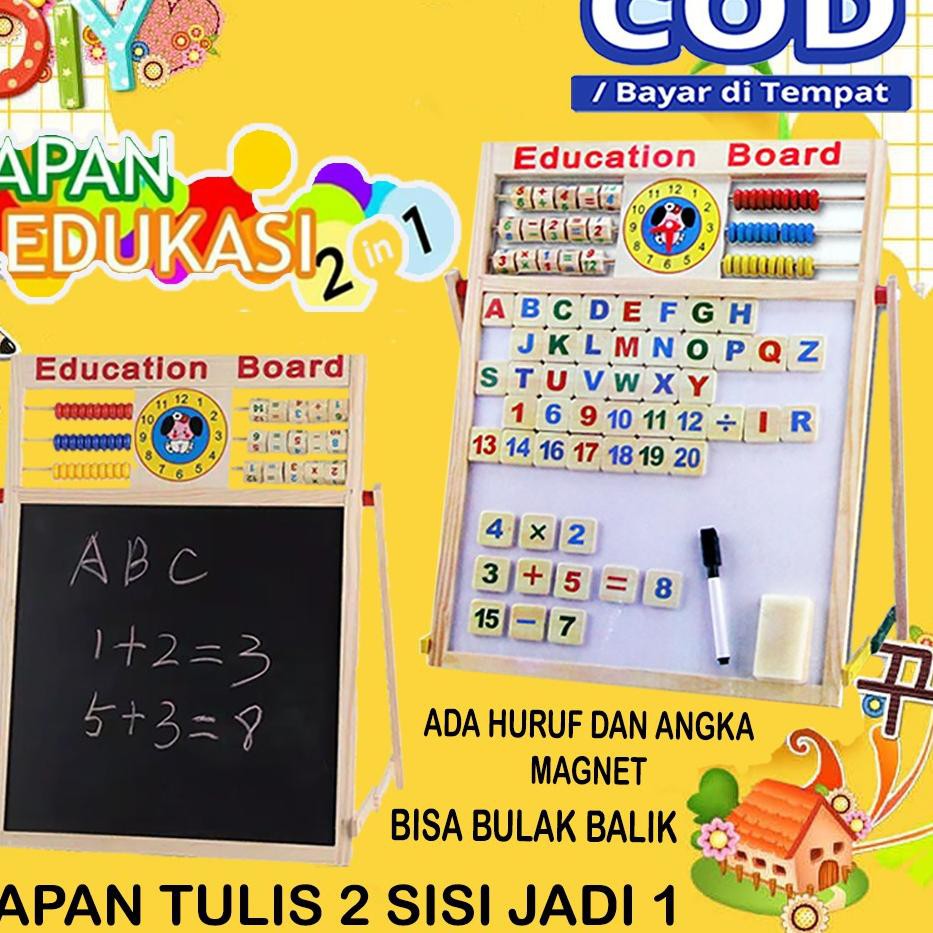 

L@ngsungS Pros3s.Papan Tulis Anak/ Papan Tulis Karakter / Papan Tulis Magnet Whiteboard Blackboard a