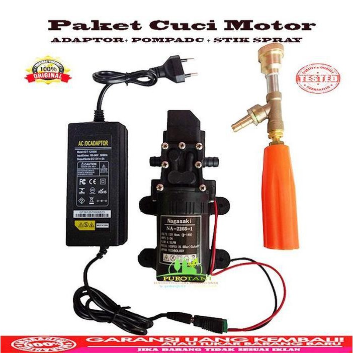 Pompa air Steam Jet Cleaner alat cuci motor mobil AC