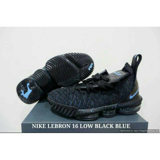 lebron 16 black blue