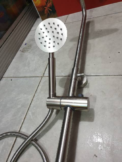 Shower tiang set coulomn carlo fiotini 6222 stainless SUS304 panas dingin PROMO