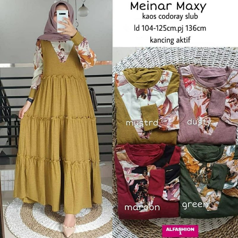 Meinar Maxy, maxi dress, dress muslim, gamis, gamis cantik, gamis modis, gamis wanita,fashion, ootd