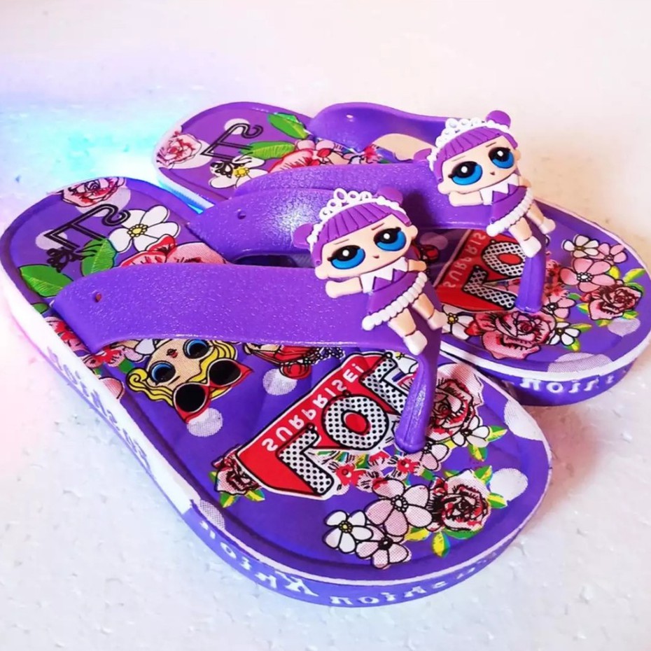 Sandal Anak Perempuan Lampu Mati Layak Pakai Rondom