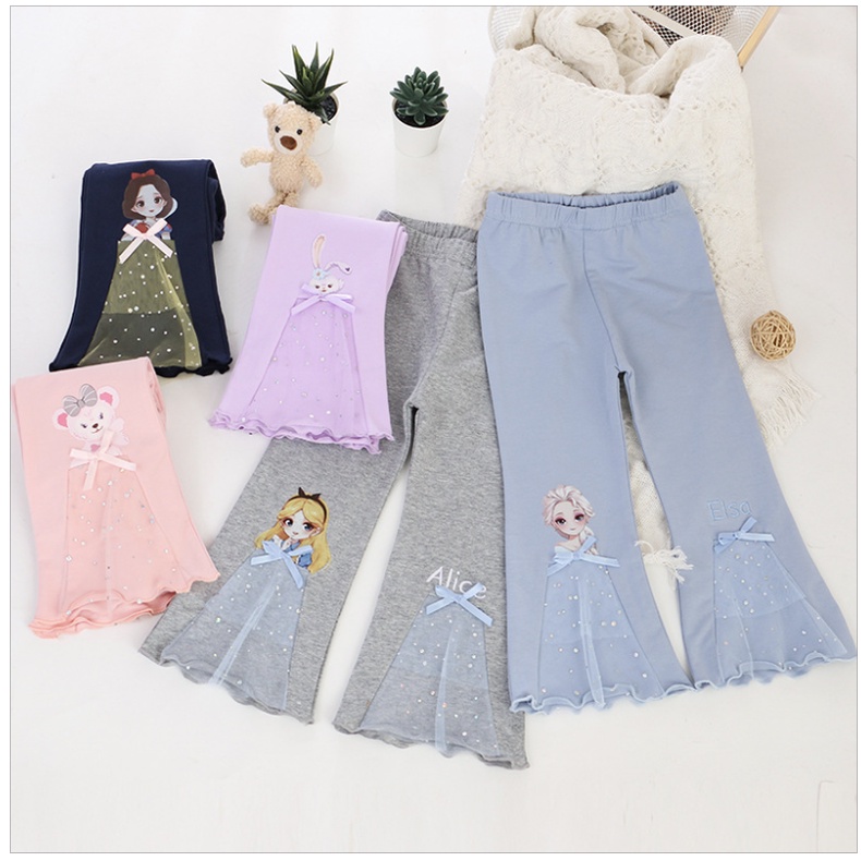 babyfit [3-7thn] celana panjang legging anak perempuan cutbray pants lejing nyl-0612r