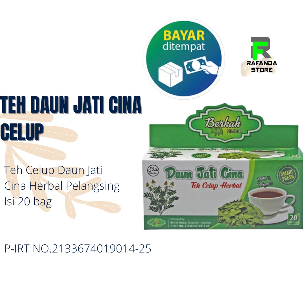 TEH DAUN JATI CINA CELUP / Teh Daun China Celup Diet Pelancar BAB Pekanbaru