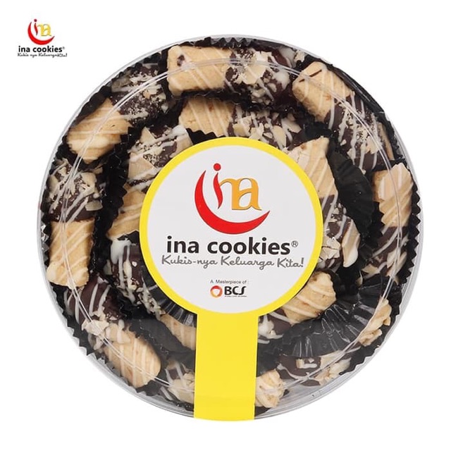 

Ina cookies almond cheese coklat