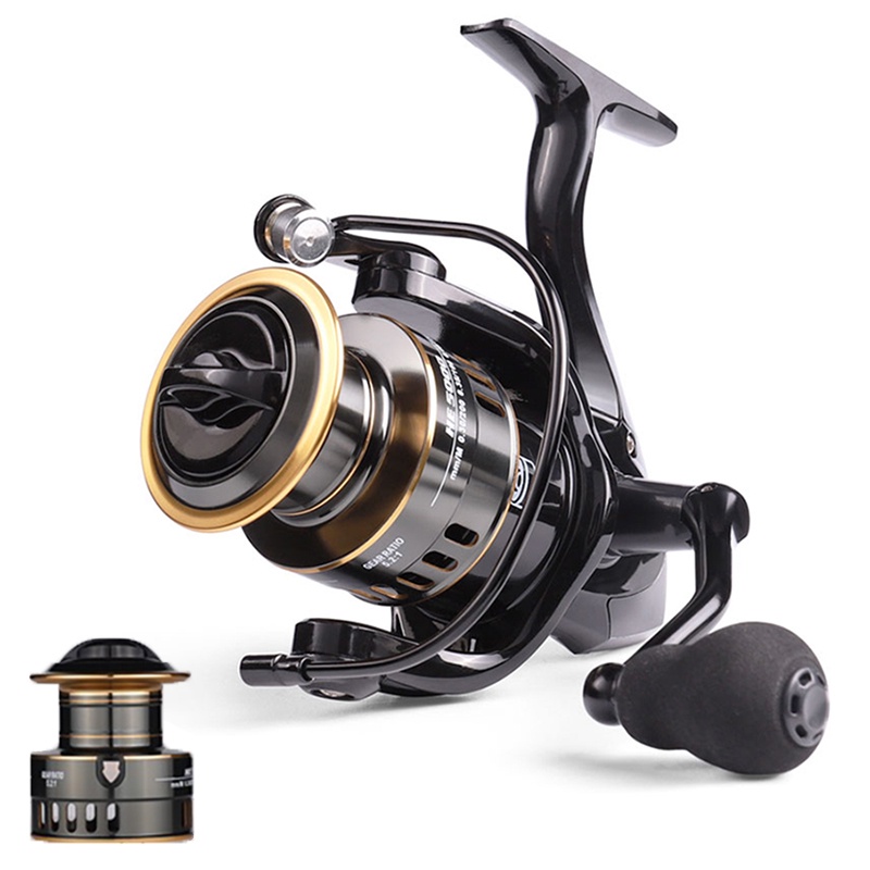 reel pancing Drag 10kg mini 500-7000 rell 5.2:1 High Speed Metal Spool Spinning Fishing Reels Outdoor Fishing Tackle