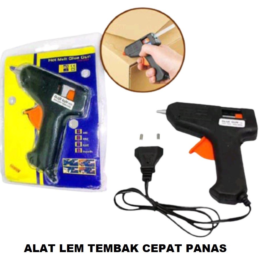 [BISA COD] lem tembak Kenmaster Glue Gun 20/40 Watt - Lem Tembak Cepat Panas