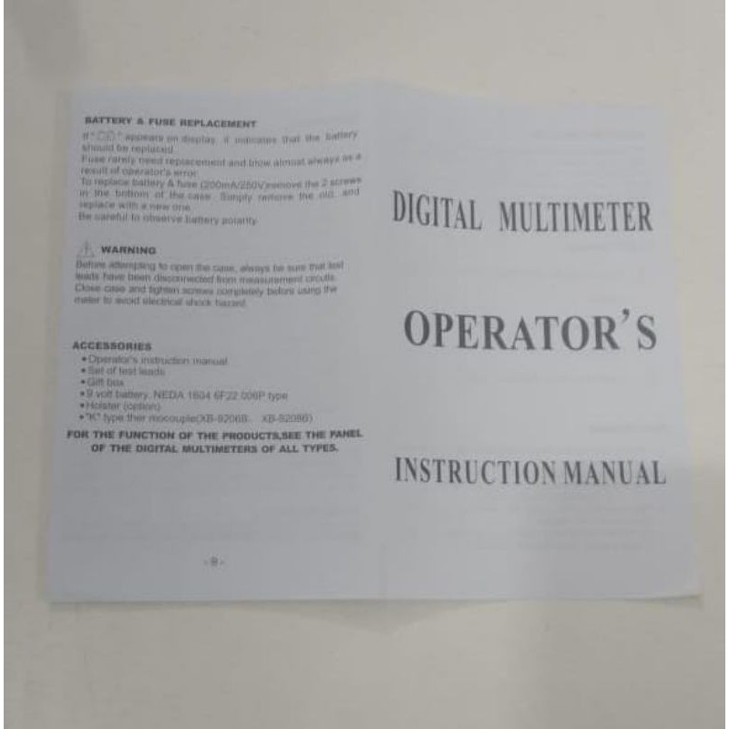 MULTIMETER digital SPARDIO IPX 7 SP880L