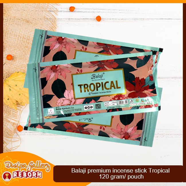 Dupa Hio Wangi India Balaji Premium Stick Tropical 120 gram/ pouch