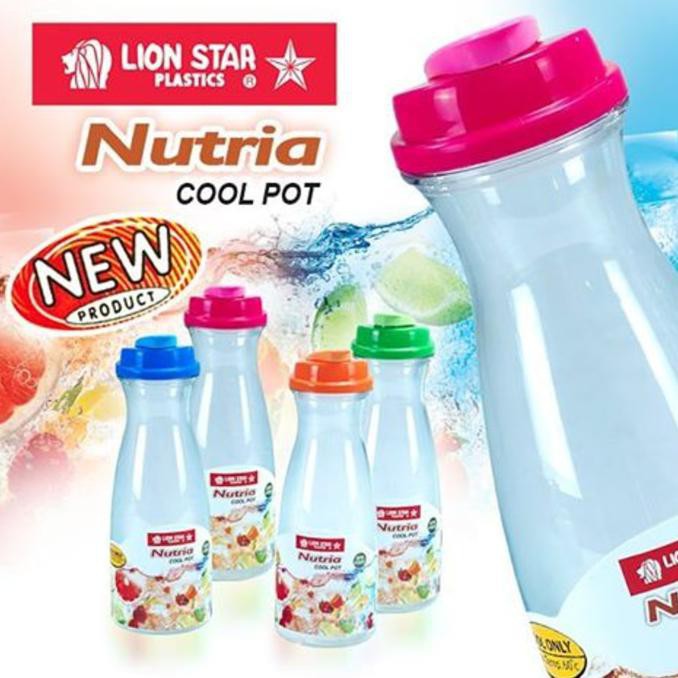 Lion Star Botol Minum Kulkas / Coolpot NUTRIA BPA free - 1200 ml (salinan)