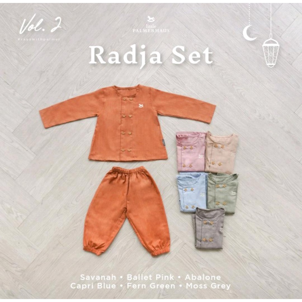 RAYA COLLECTION LITTLE PALMERHAUS RADJA SET RAYA COLLECTION / BAJU KOKO BAYI