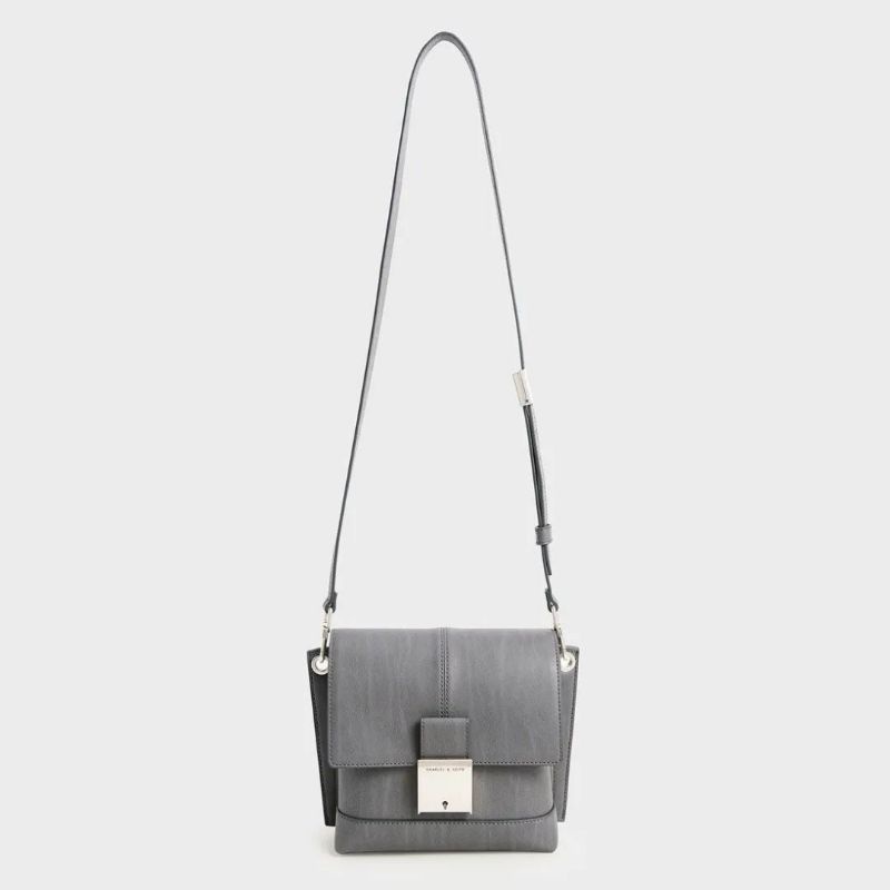 8.8 SALE | CK Juniper Metallic Push-Lock Crossbody Bag