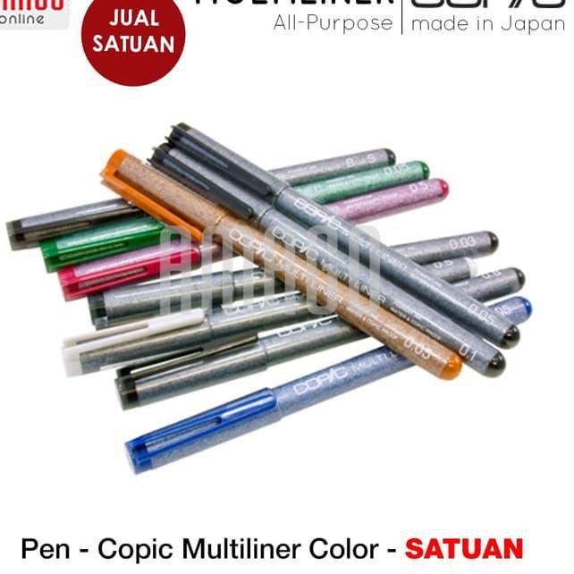 

Menarik.. COPIC MULTILINER COLOR - SATUAN (CG/WG/BR/SP/LV/CB/OV/WN/PN) - CM