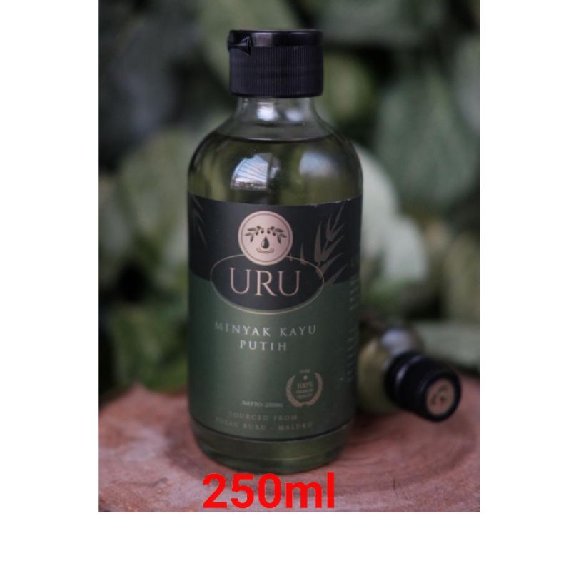 MINYAK KAYU PUTIH AMBON ASLI 100% URU TEMA 250ML