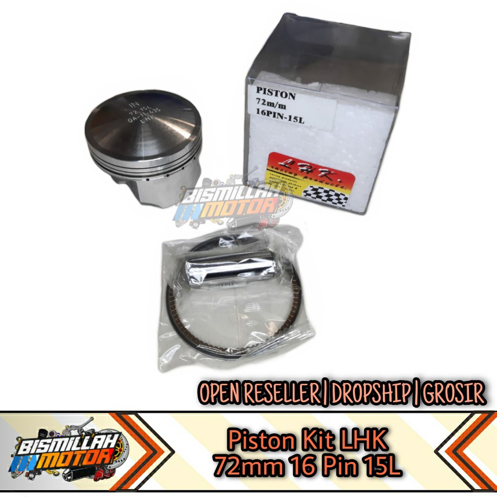SEHER PISTON KIT LHK 72MM PIN 16