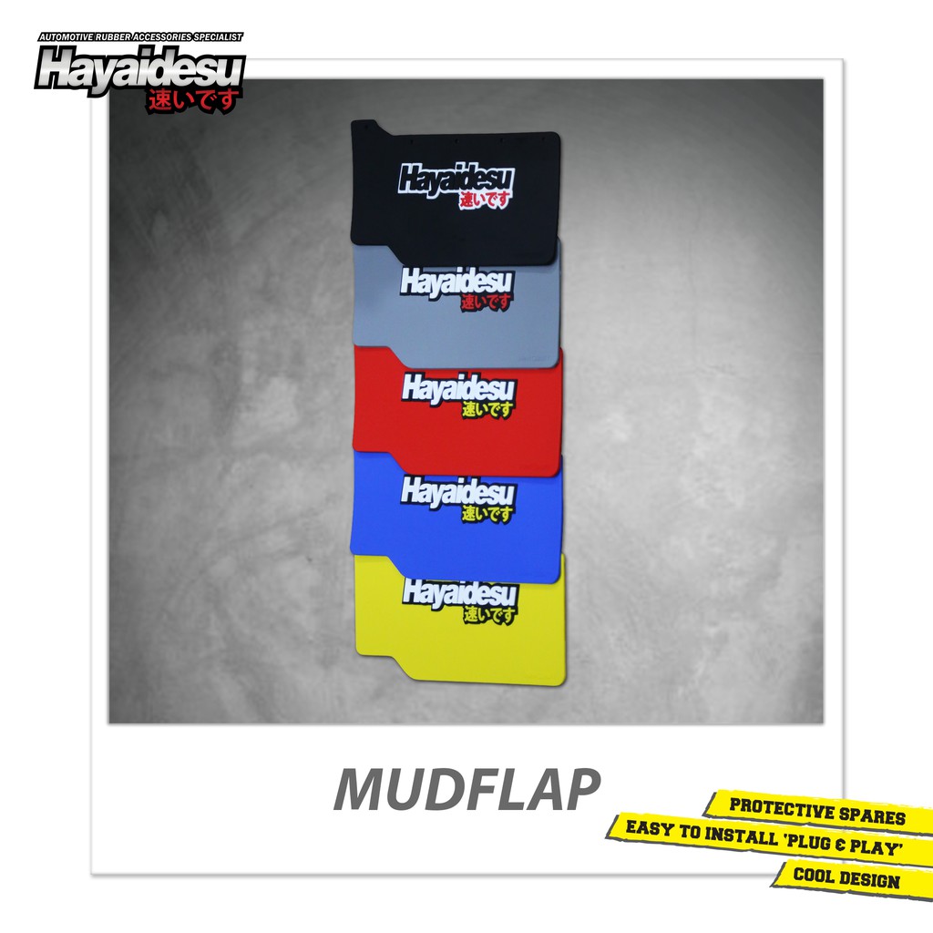 

Hayaidesu Mudflap Honda Scoopy Aksesori Variasi Penahan Lumpur