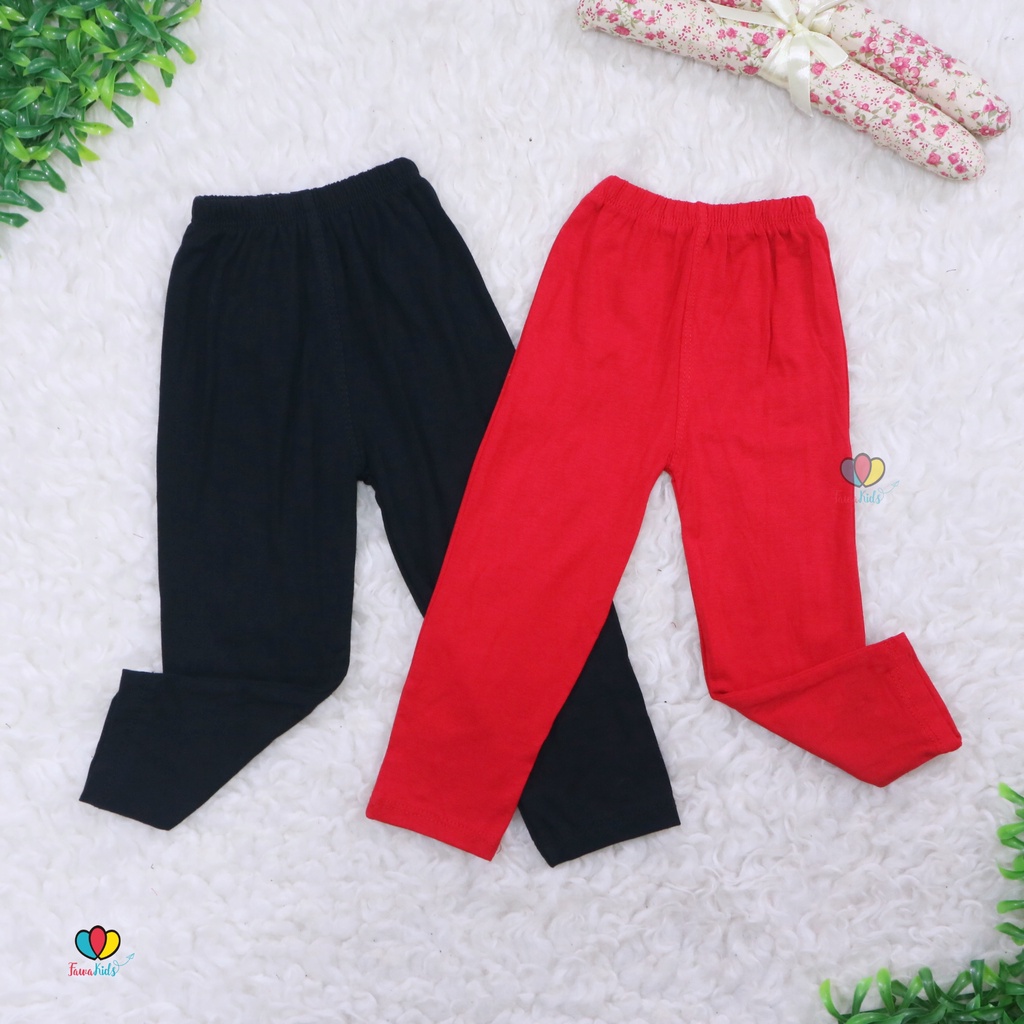 Legging Polos 5-7 Tahun / Leging Anak Leging Polos Murah Bahan Kaos Adem Harian Celana Ketat Dalaman