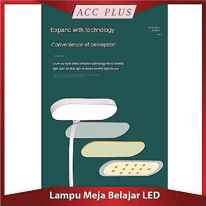 Lampu Meja Belajar Mini Multifumgsi LED