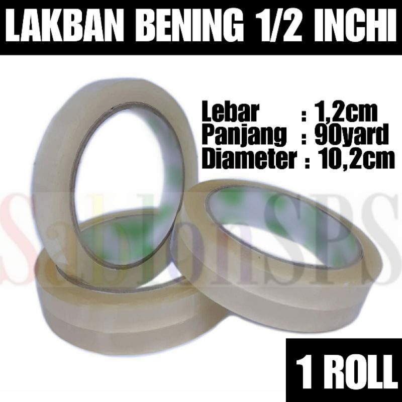 LAKBAN BENING 1/2 INCHI