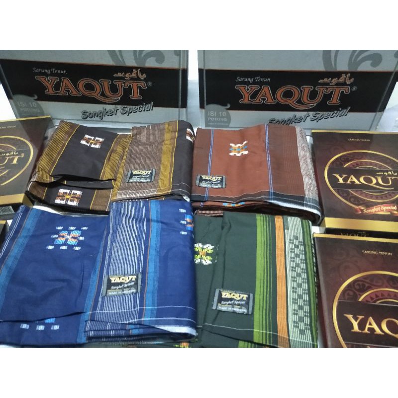 Sarung tenun Atlas songket special afkir merk yaqut songket special