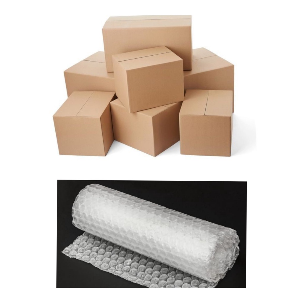 

TAMBAHAN PACKING AMAN KARDUS DAN PLASTIK BUBBLE WRAP