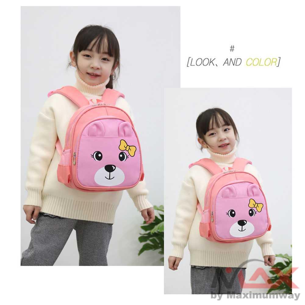 Tas Ransel Anak Sekolah SD Kartun Lucu 3D 2 anak laki laki dan perempuan Backpack Model