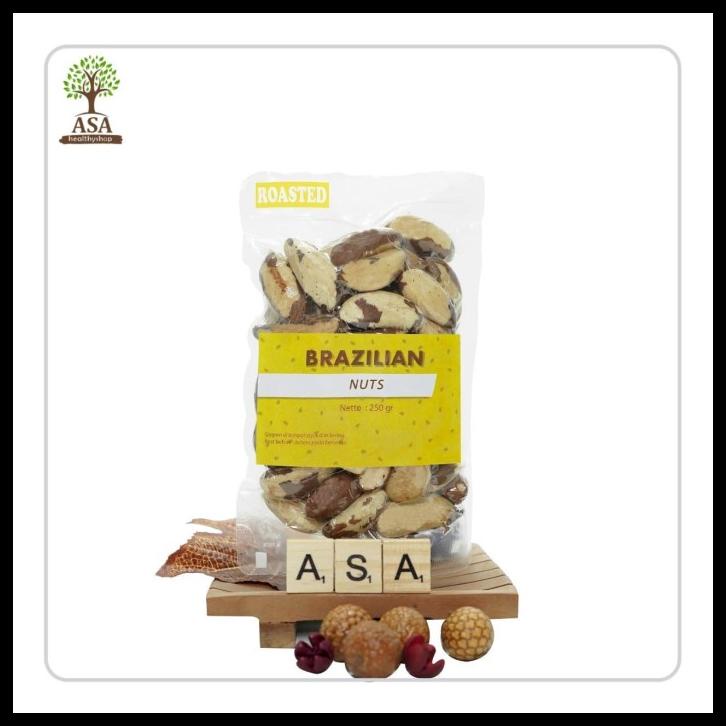 

DISKON TERBATAS !!! BRAZIL NUTS 250 GRAM TERLARIS