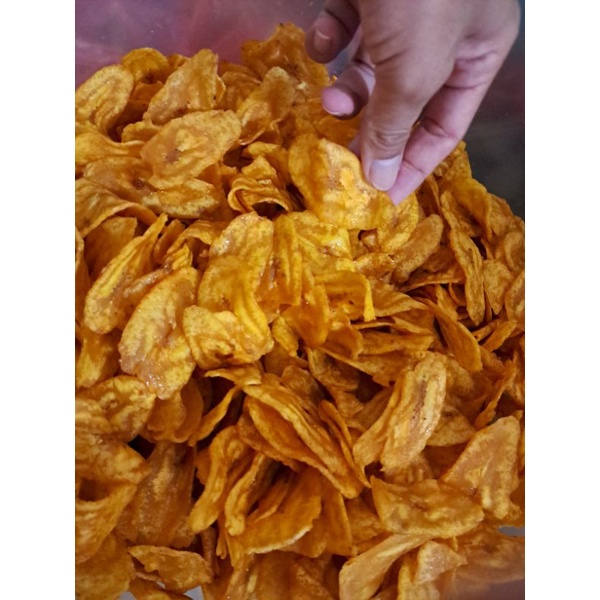 

Kripik pisang Karamel renyah manis -+350gr