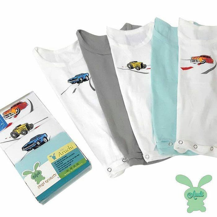 ARUCHI JUMPER BAYI SINGLET BOY ISI 5pcs