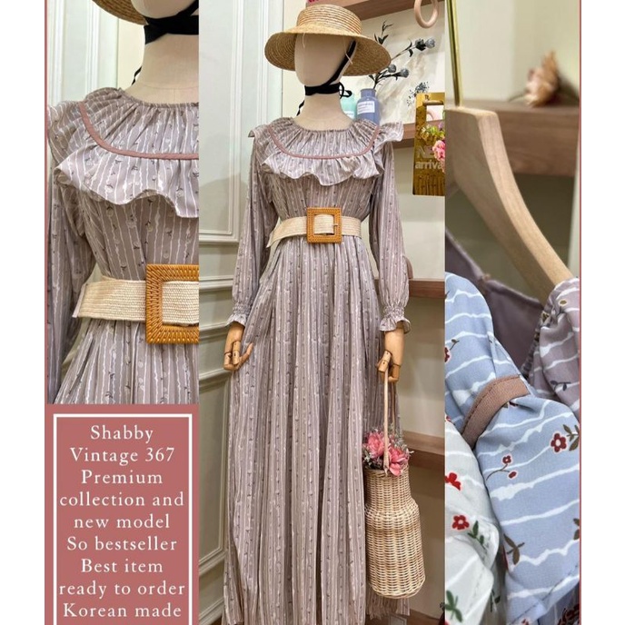 BEST SELLER MOTIF BARU GAMIS KOREA VINTAGE GAMIS YUNA