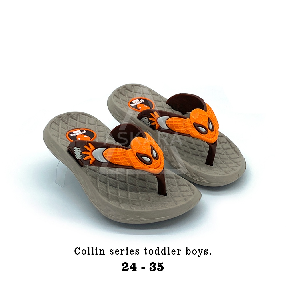 Sandal Anak Laki-laki AKS Collin Jepit Spider Keren