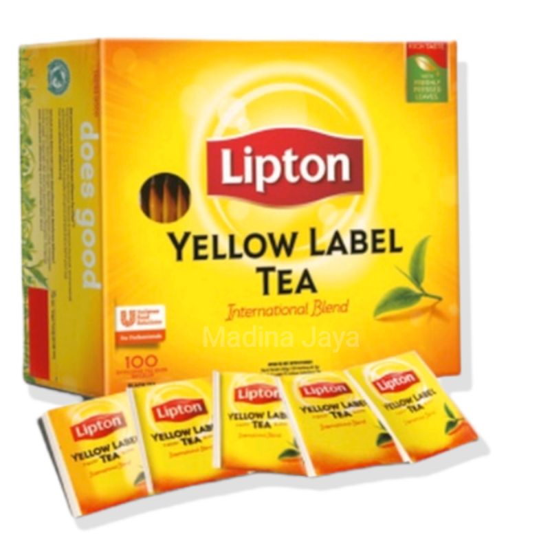 

Lipton Yellow Label 100 Tea Bag Envelope murah