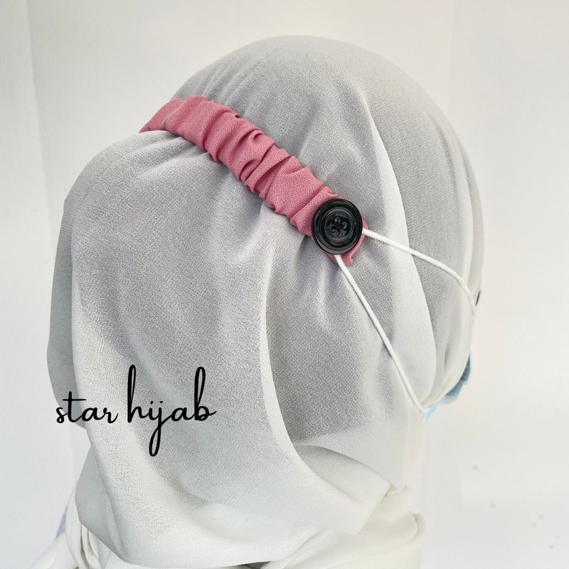 Konektor Hijab l Pengait Masker Kain Hijab