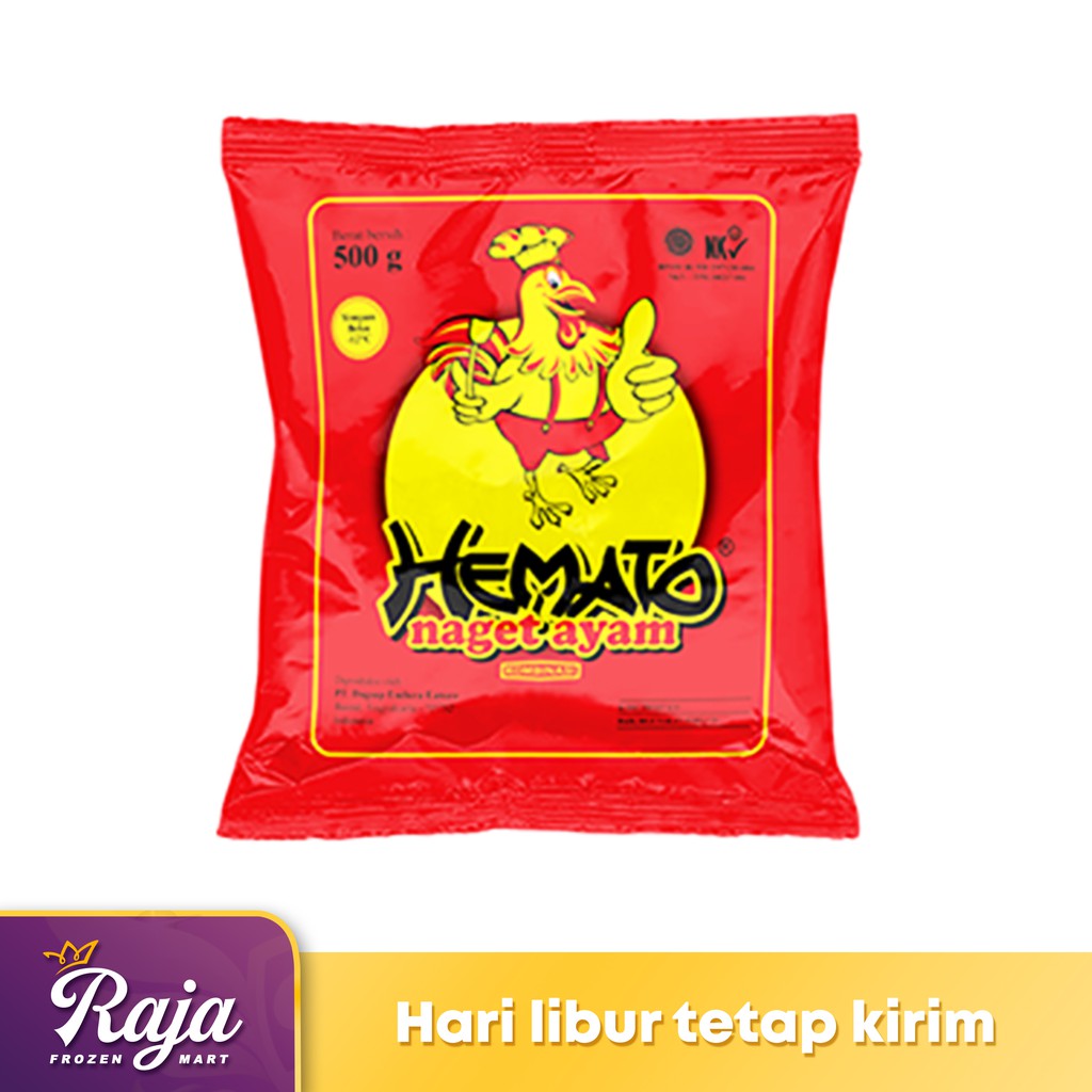 

Hemato Naget Ayam Reguler 500gr / Nugget / Frozen Food / Kentang Goreng / Makanan Beku