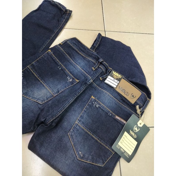 CELANA JEANS PANJANG PRIA SETRET SOBEK DISTRO || CELANA PANJANG RIPPED BLACK VIPER SLIMFIT || CELANA TERBARU