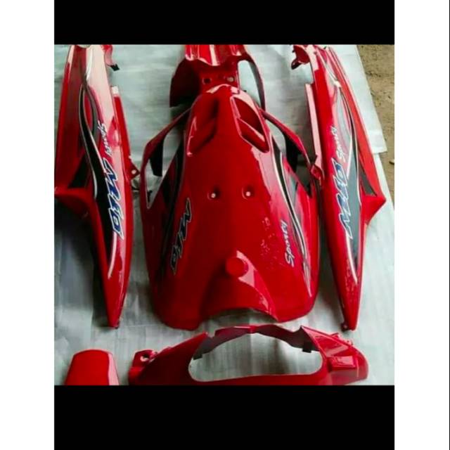 paket full set body halus yamaha Mio sporty merah maroon