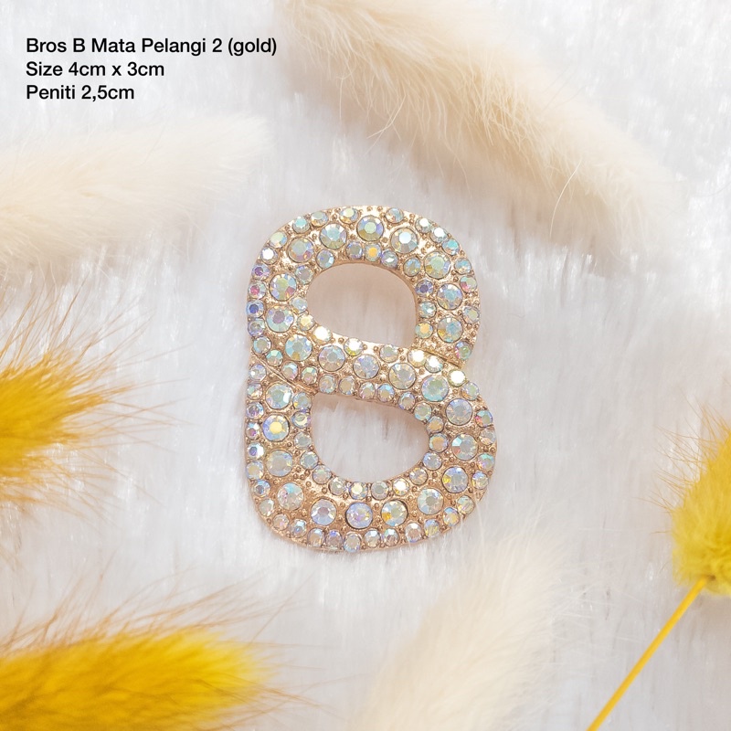 BROS BUTTONSCARVES KW / BROS B (PART 4)-Mata pelangi 2 gold