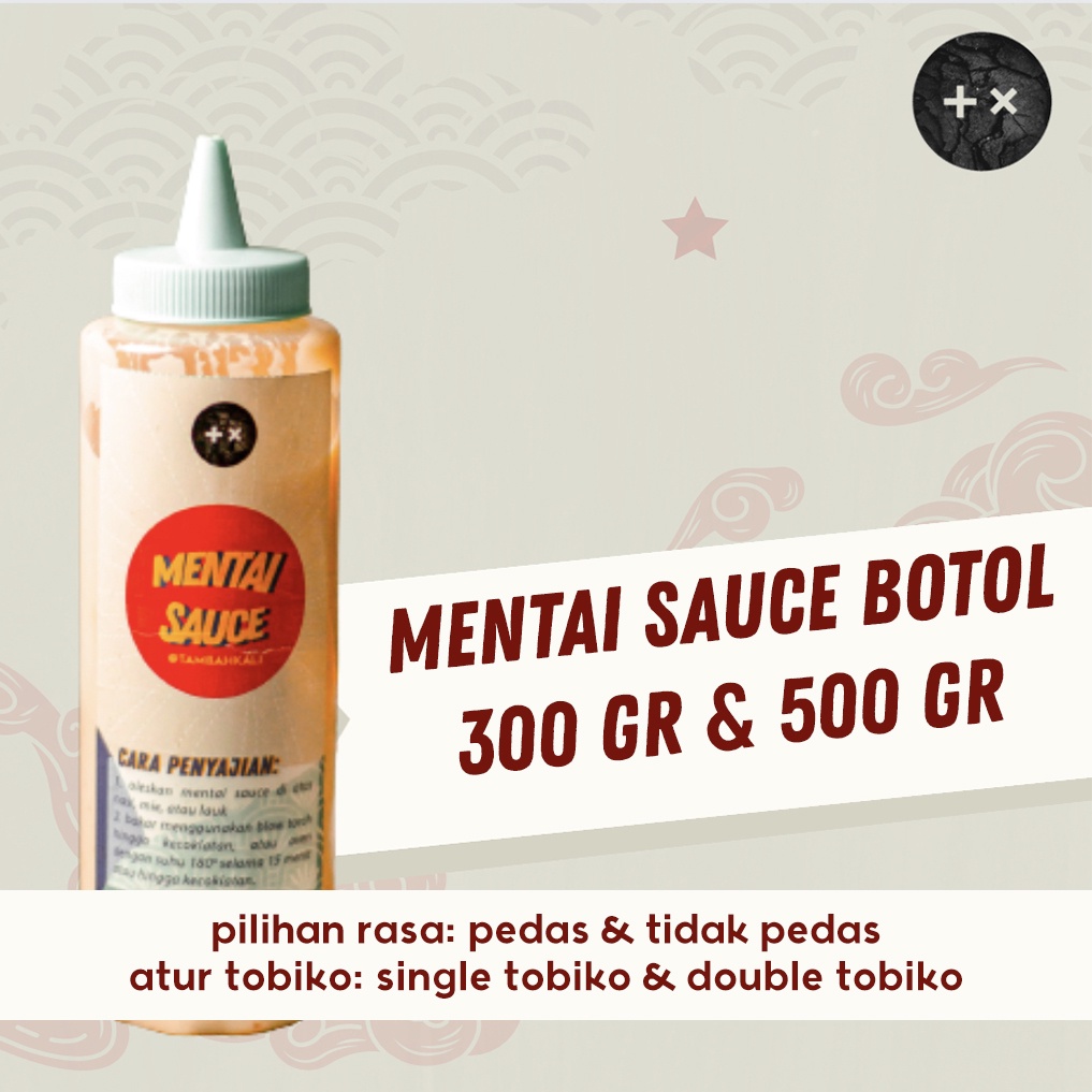 

Mentai Sauce Saus Saos Botol [READY STOCK, TIDAK PEDAS]
