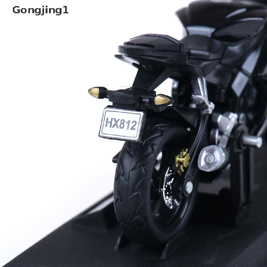 Gongjing1 Miniatur DIECAST Motor Yamaha YZF-R6 YZF R6 Skala 1: 18 Warna Biru Untuk Mainan