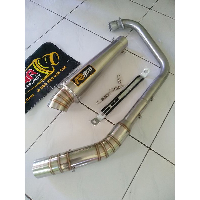 Knalpot RCB corong las cbr vixion tiger cb mp fu sonic k45 byson