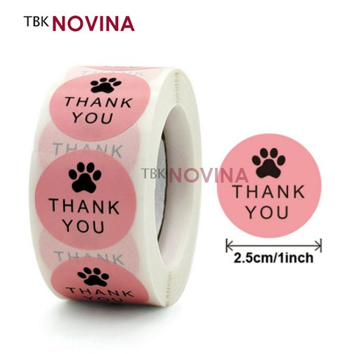 

[KODE 91] Stiker Thank You / Label Segel Thank You (10 pcs)