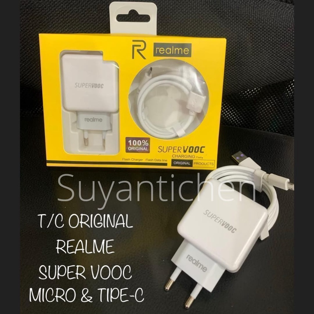 *T/C VOOC REALME* Realme XT X2 X2 Pro X3 X3 Super Zoom X50 X50 Pro U1 Charger Casan Super VOOC Adapt
