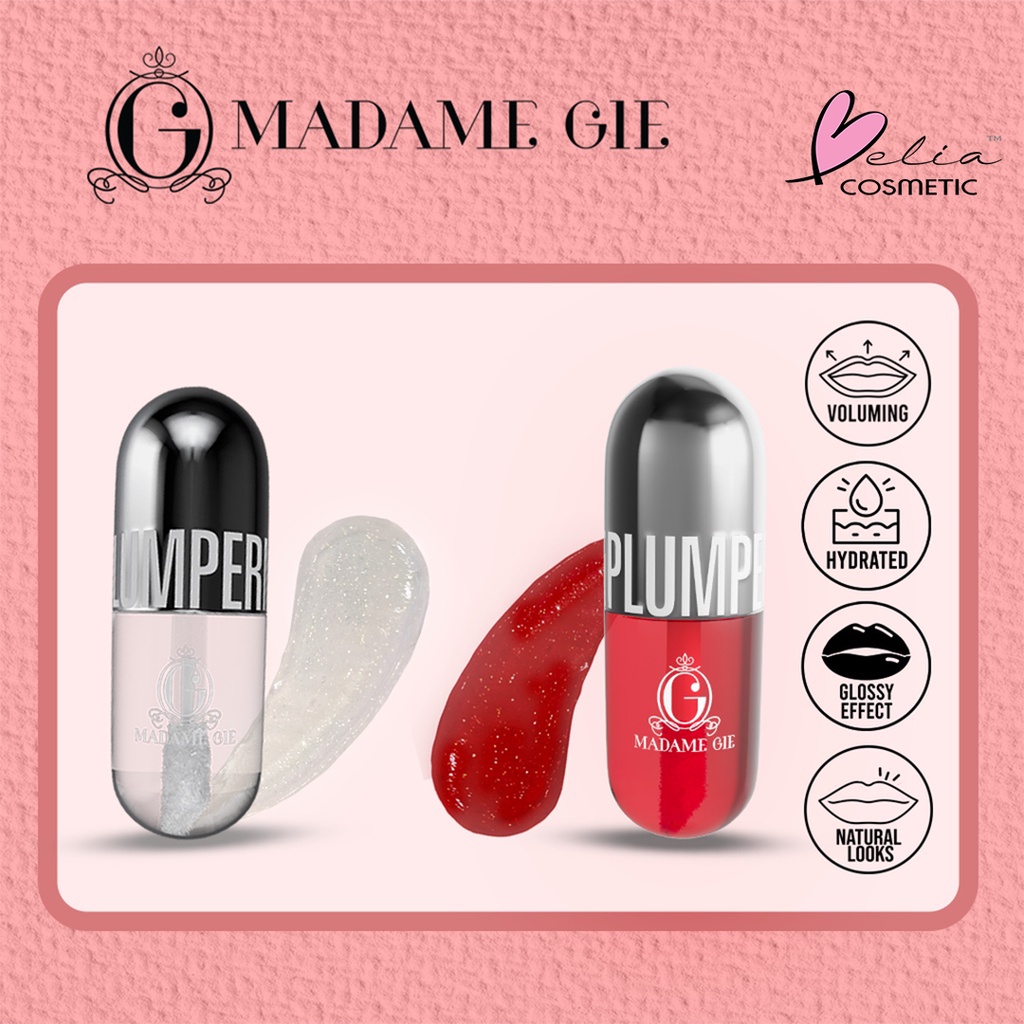 ❤ BELIA ❤ MADAME GIE LiPill Netto 5mL | LiPiLL Serum Lip Serum | LiPill Plumper | Make Up Lip Pill LipPill Lip Tint Kosmetik Bibir Madamegie Gisella ✔️BPOM