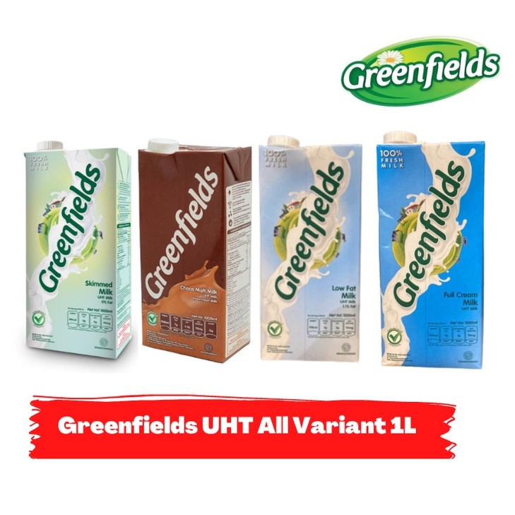 

SUSU GREENFIELDS UHT MILK ALL VARIANT 1L