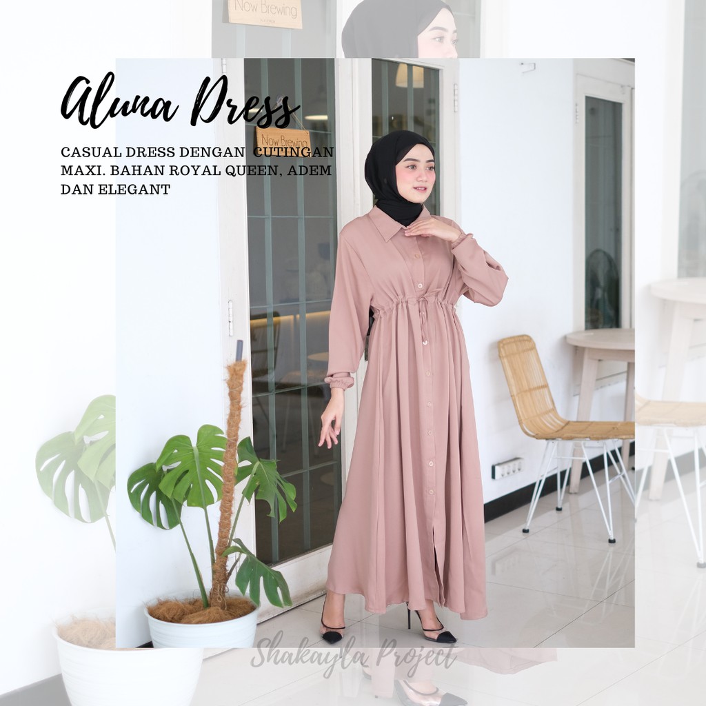 [MAXI DRESS] ALUNA DRESS (CASUAL DRESS)