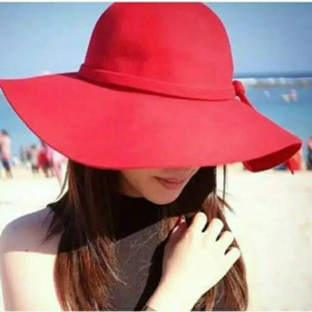 FLoppy Hat / TOpi pantai / Fashion wanita / Floppy Hat local