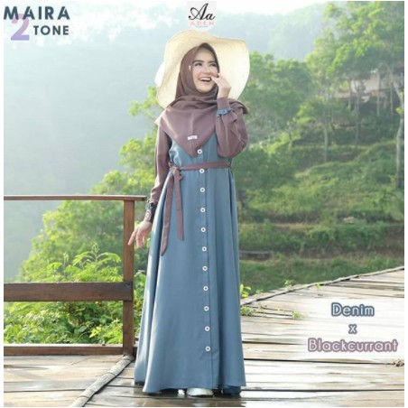 Gamis Lebaran 2021 Remaja Model Gamis Terbaru GAMIS MUSLIM Bahan Mosscrepe (plus khimar) / BUSUI fri