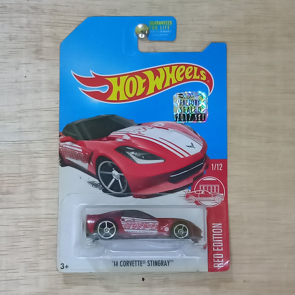 Hot Wheels 14 Corvette Stingray (Red Edition)
